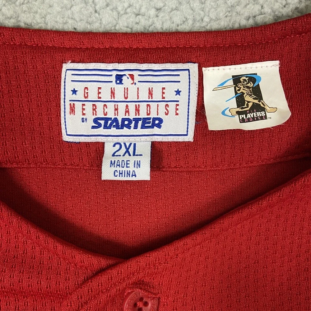 Vintage St Louis Cardinals Mark McGwire‎ Starter Jersey Sewn Size 2XL MLB
